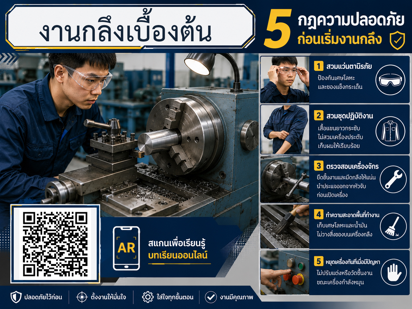 งานกลึงเบื้องต้น