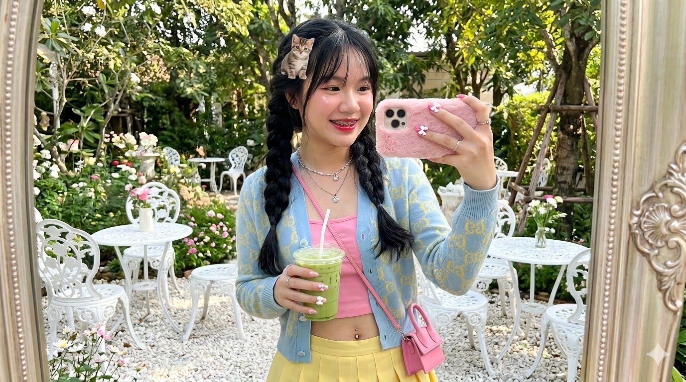 เชฟฟี้กับ แก้วชาเขียว
