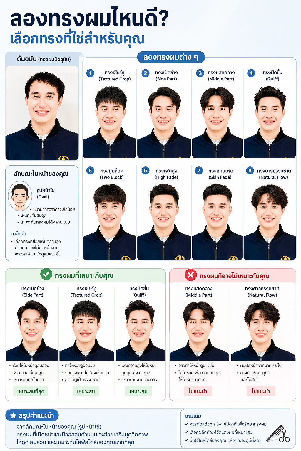 ลองทรงผมไหนดี เลือกทรงที่ใช่สำหรับคุณ
