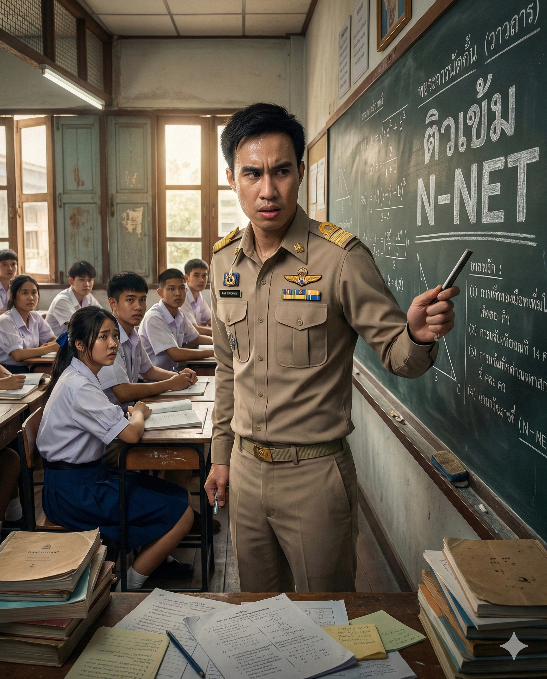 แจกภาพ ติวเข้ม N-NET