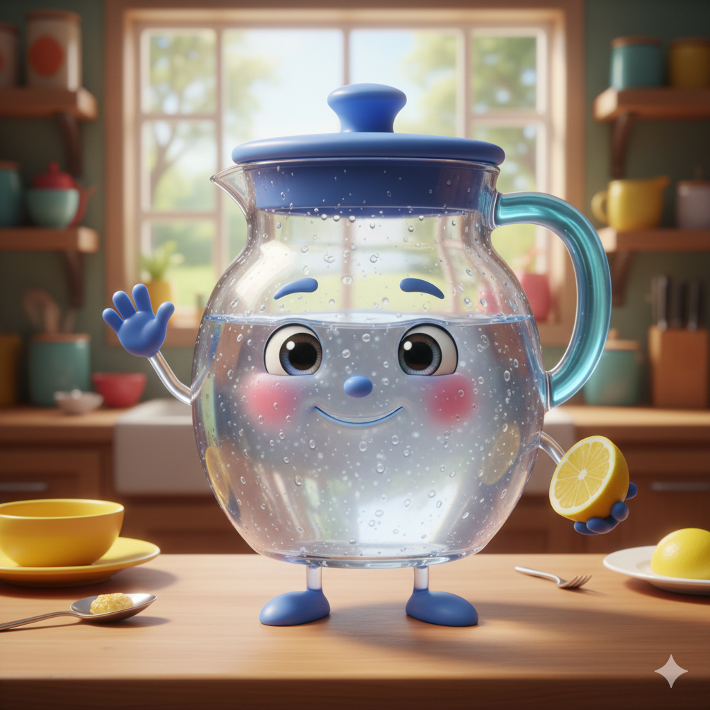 แจก ตัวละครแอนิเมชั่น 3D น่ารักของ [เหยือกน้ำ]