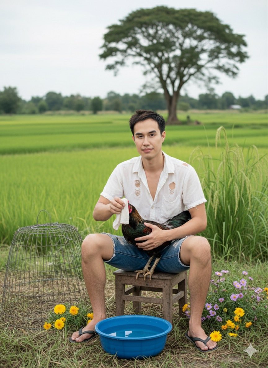 ว่างๆก็มาเลี้ยงไก่ ชีวิตดี๊ดี