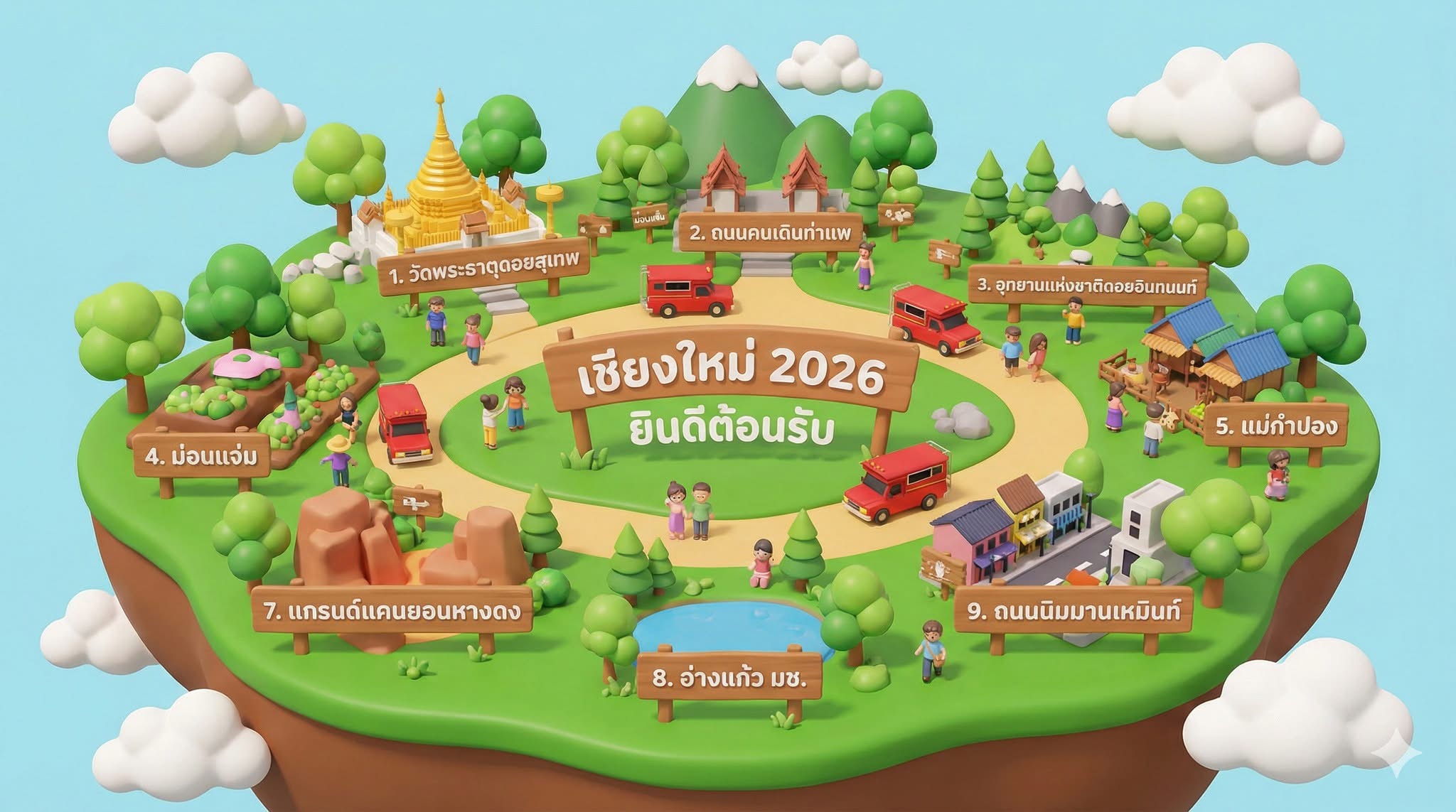 แผนที่ท่องเที่ยว แนวHay Day คือ เกมมือถือแนวทำฟาร์ม (Farm Simulation Game)