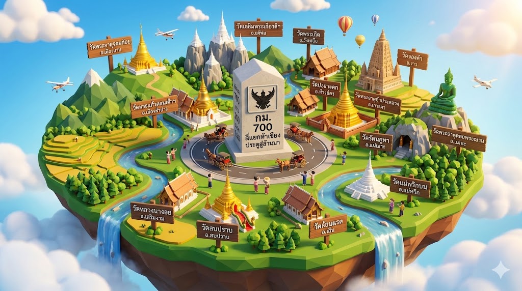 แผนที่สายบุญ ณ ลำปาง