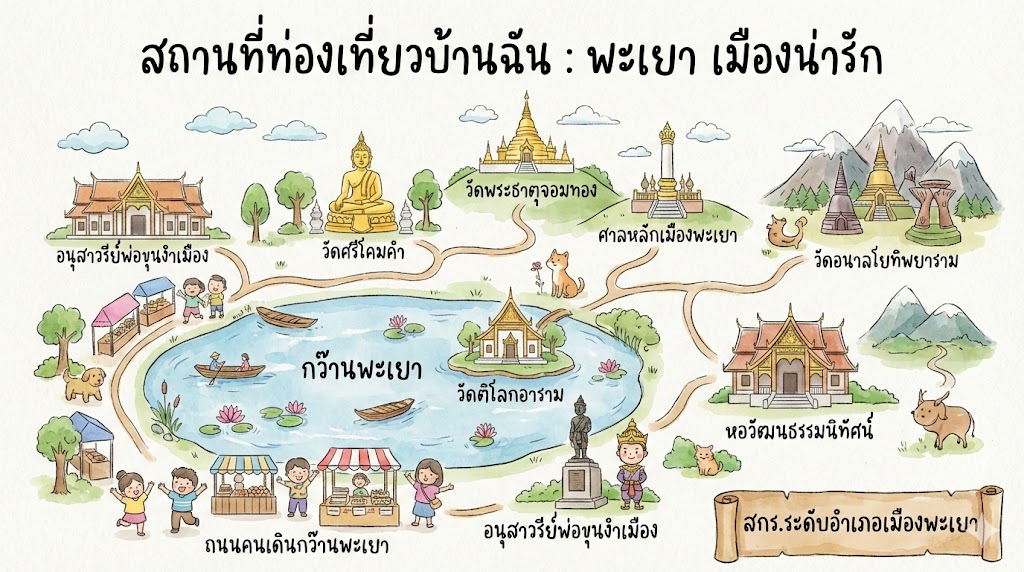 สร้างโปสเตอร์อินโฟกราฟิกสไตล์ Hand-drawn storybook