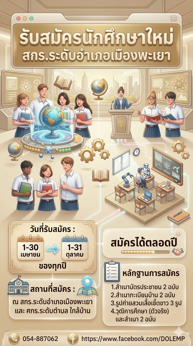 ประชาสัมพันธ์รับสมัครนักศึกษา