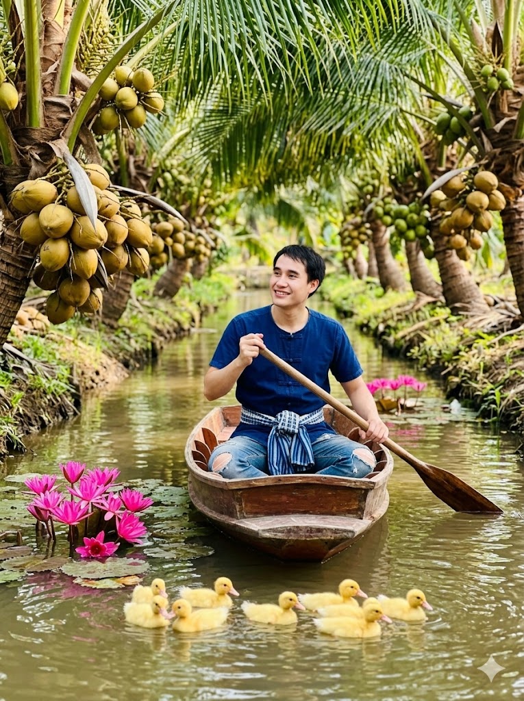 ผายเรือในสวนมะพร้าว