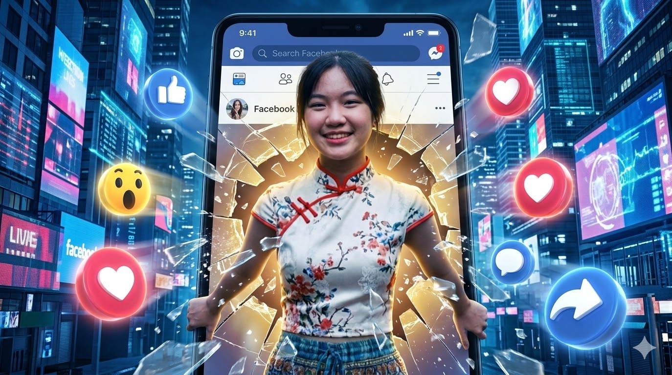 โลกดิจิทัลทะลุออกมาสู่โลก Facebook