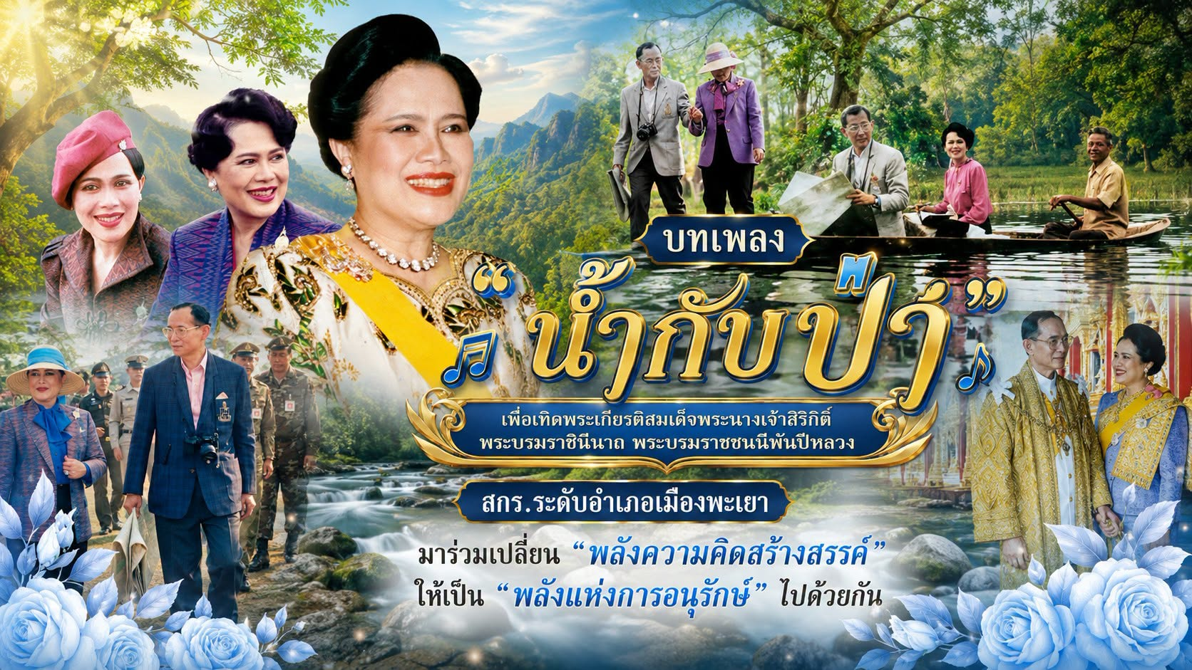 แบนเนอร์ น้ำกับป่า