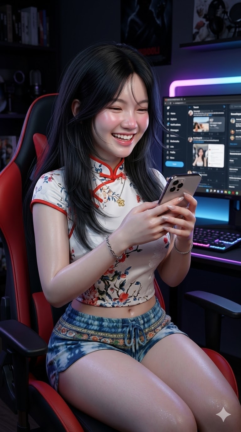 นั่งหน้าโต๊ะคอม