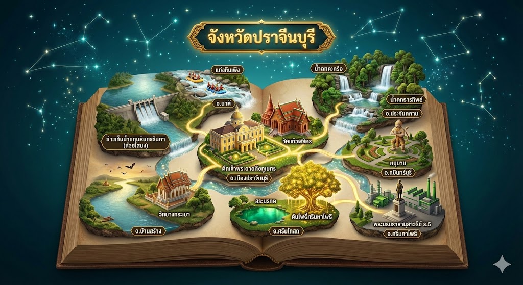 เที่ยว "จังหวัดปราจีนบุรี" ที่น่าเที่ยว