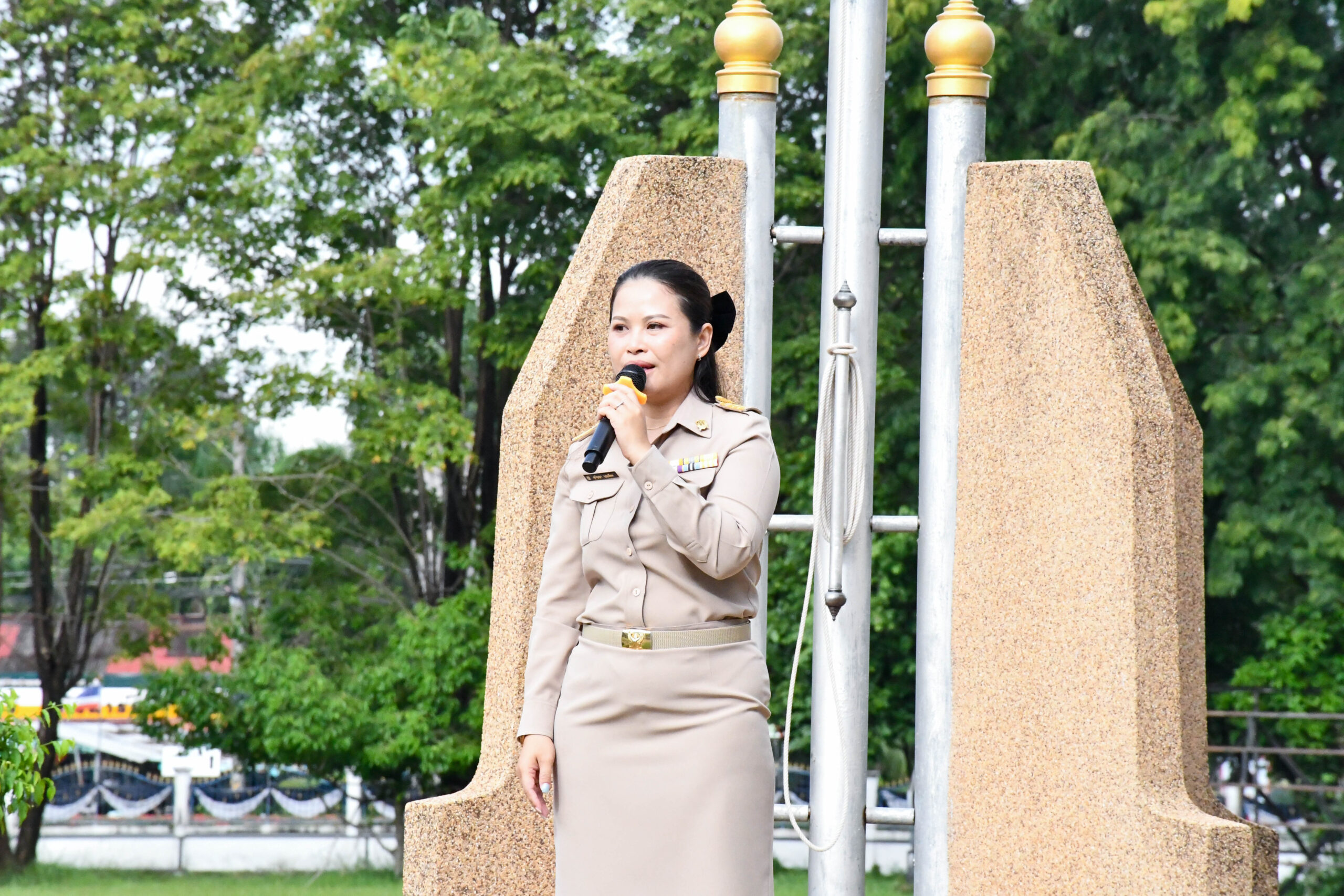 วิทยาลัยการอาชีพศรีสะเกษจัดกิจกรรมหน้าเสาธงต้อนรับเปิดภาคเรียนที่ 2 ปีการศึกษา 2569