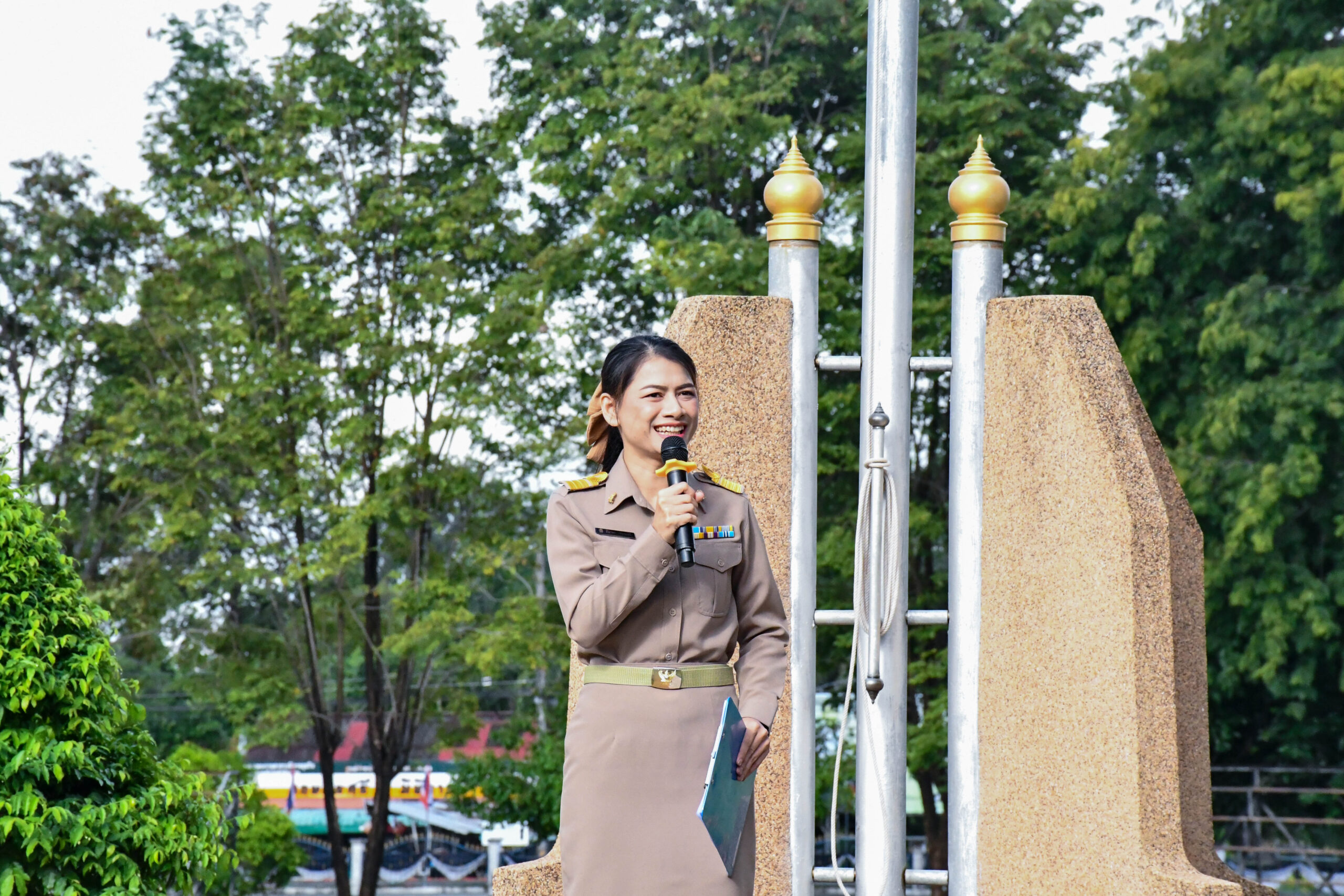 วิทยาลัยการอาชีพศรีสะเกษจัดกิจกรรมหน้าเสาธงต้อนรับเปิดภาคเรียนที่ 2 ปีการศึกษา 2569