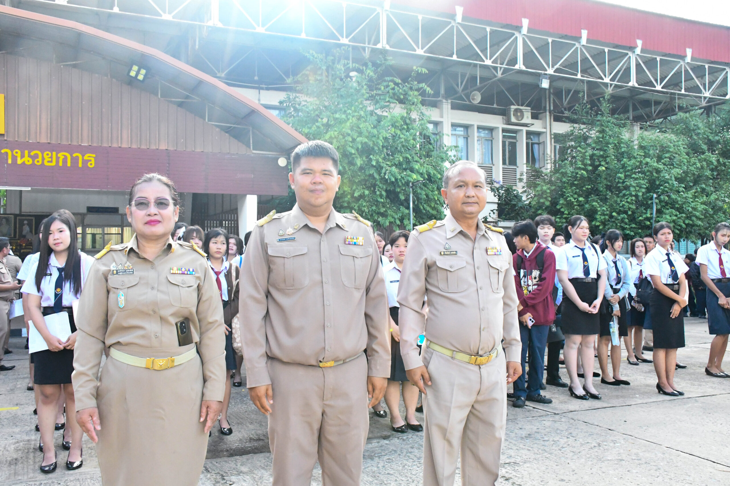 วิทยาลัยการอาชีพศรีสะเกษจัดกิจกรรมหน้าเสาธงต้อนรับเปิดภาคเรียนที่ 2 ปีการศึกษา 2569