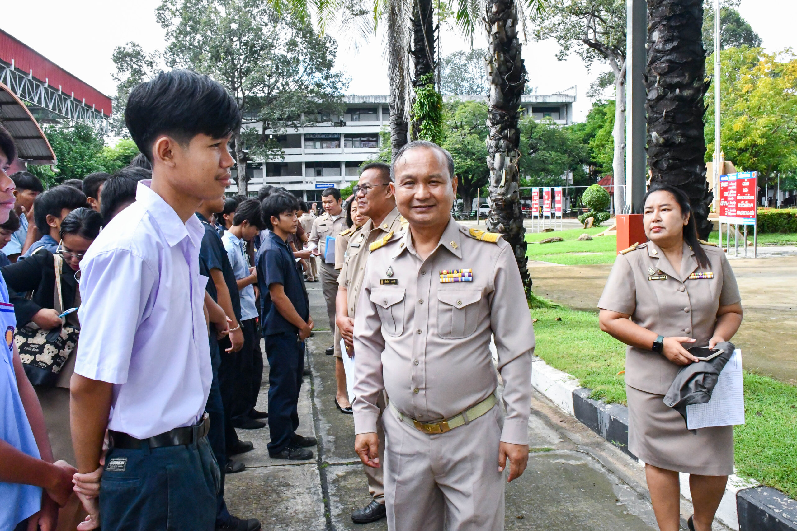 วิทยาลัยการอาชีพศรีสะเกษจัดกิจกรรมหน้าเสาธงต้อนรับเปิดภาคเรียนที่ 2 ปีการศึกษา 2569